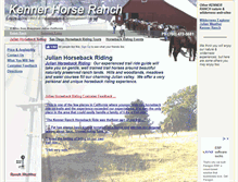 Tablet Screenshot of julianhorsebackriding.com